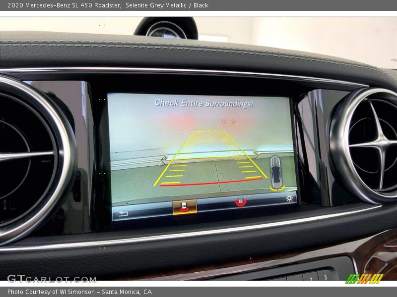 Selenite Grey Metallic / Black 2020 Mercedes-Benz SL 450 Roadster