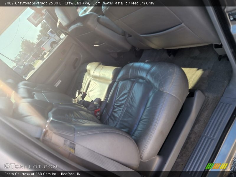 Light Pewter Metallic / Medium Gray 2002 Chevrolet Silverado 2500 LT Crew Cab 4x4