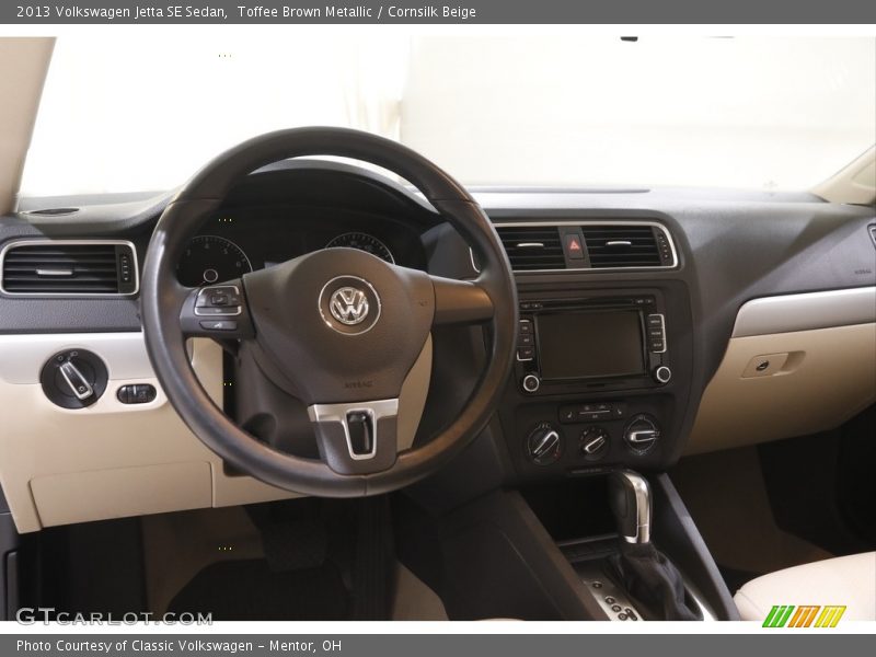 Toffee Brown Metallic / Cornsilk Beige 2013 Volkswagen Jetta SE Sedan