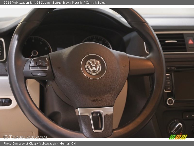 Toffee Brown Metallic / Cornsilk Beige 2013 Volkswagen Jetta SE Sedan