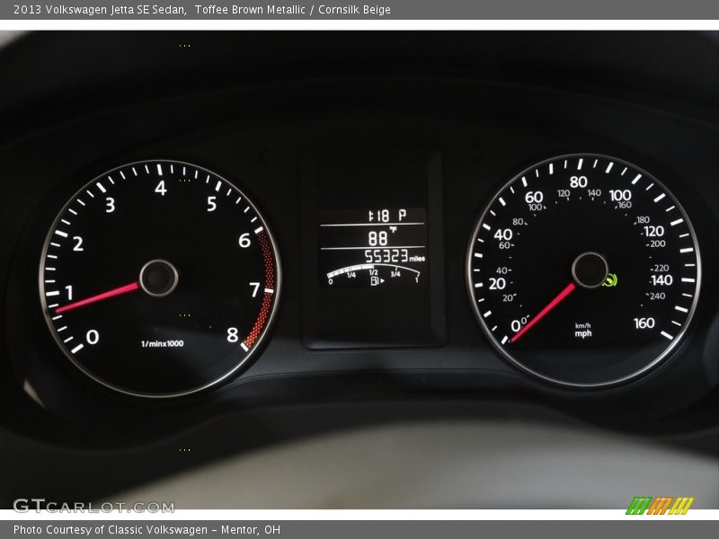 Toffee Brown Metallic / Cornsilk Beige 2013 Volkswagen Jetta SE Sedan