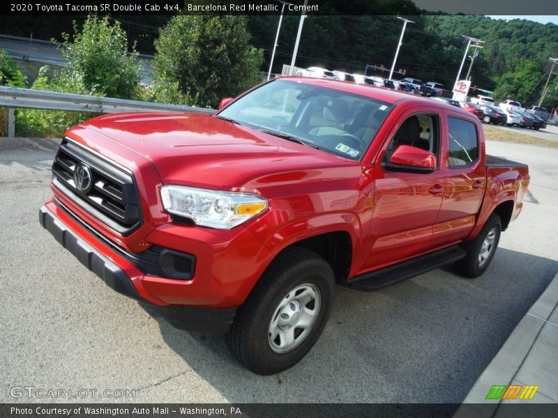 Barcelona Red Metallic / Cement 2020 Toyota Tacoma SR Double Cab 4x4