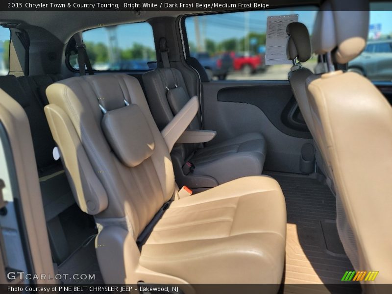 Bright White / Dark Frost Beige/Medium Frost Beige 2015 Chrysler Town & Country Touring