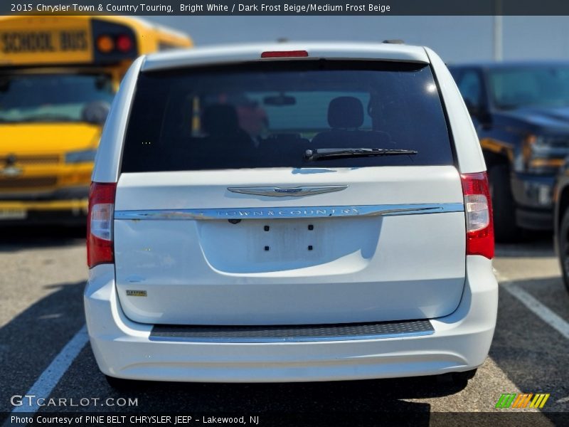 Bright White / Dark Frost Beige/Medium Frost Beige 2015 Chrysler Town & Country Touring