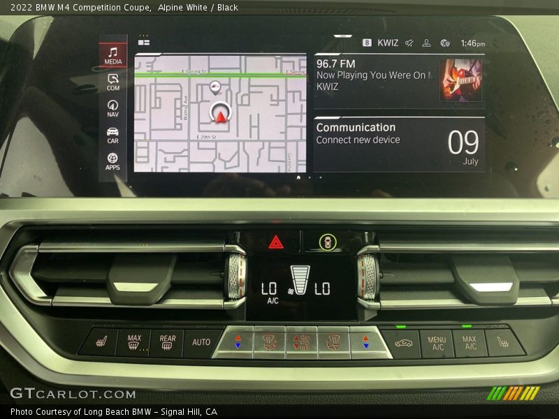 Controls of 2022 M4 Competition Coupe