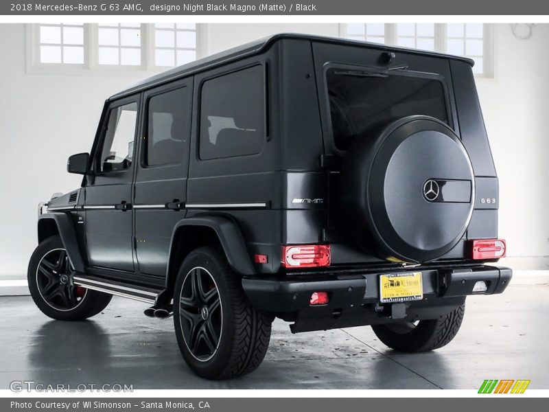 designo Night Black Magno (Matte) / Black 2018 Mercedes-Benz G 63 AMG