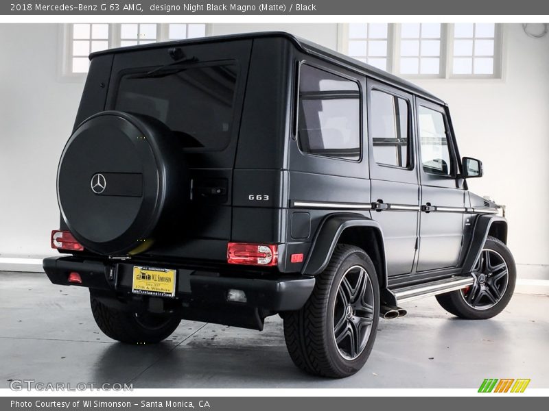 designo Night Black Magno (Matte) / Black 2018 Mercedes-Benz G 63 AMG