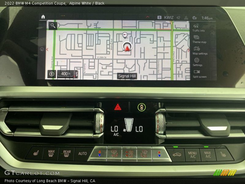 Navigation of 2022 M4 Competition Coupe