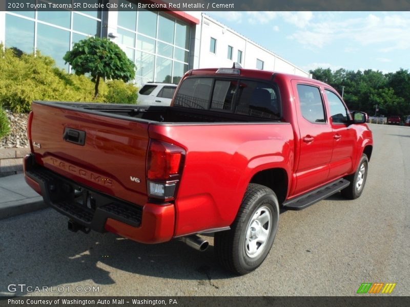 Barcelona Red Metallic / Cement 2020 Toyota Tacoma SR Double Cab 4x4
