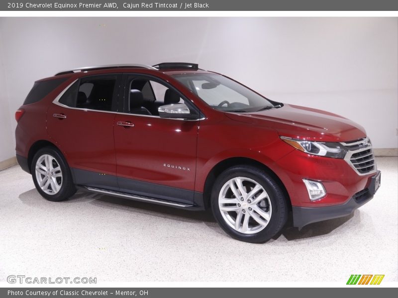 Cajun Red Tintcoat / Jet Black 2019 Chevrolet Equinox Premier AWD