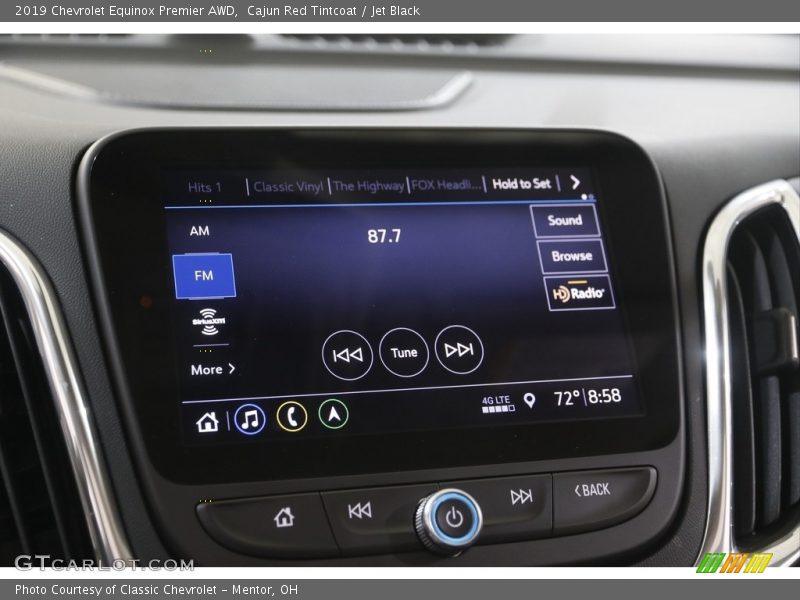 Cajun Red Tintcoat / Jet Black 2019 Chevrolet Equinox Premier AWD