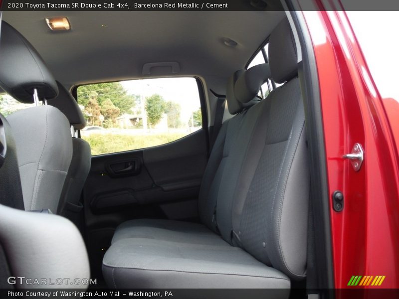 Rear Seat of 2020 Tacoma SR Double Cab 4x4