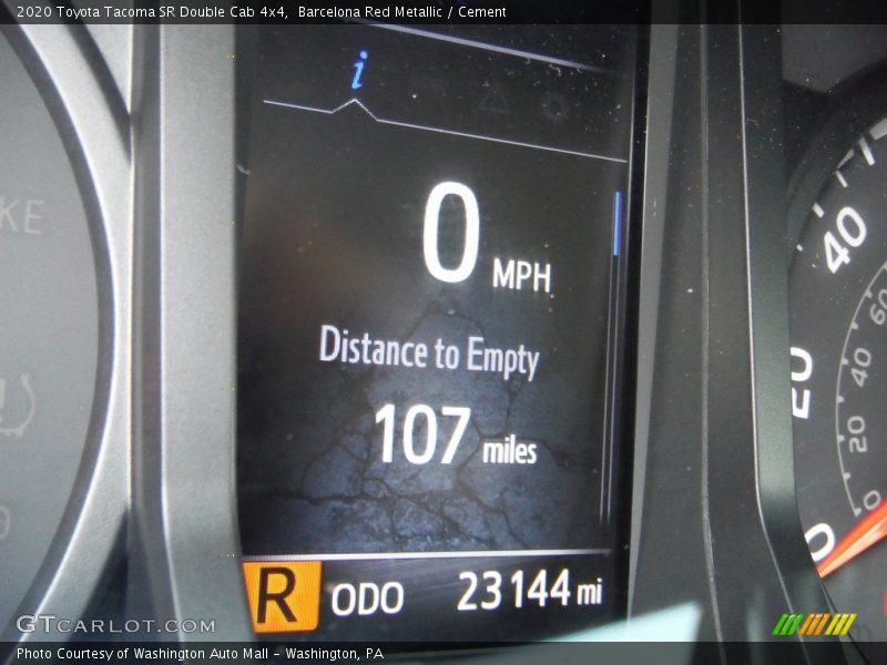 Barcelona Red Metallic / Cement 2020 Toyota Tacoma SR Double Cab 4x4