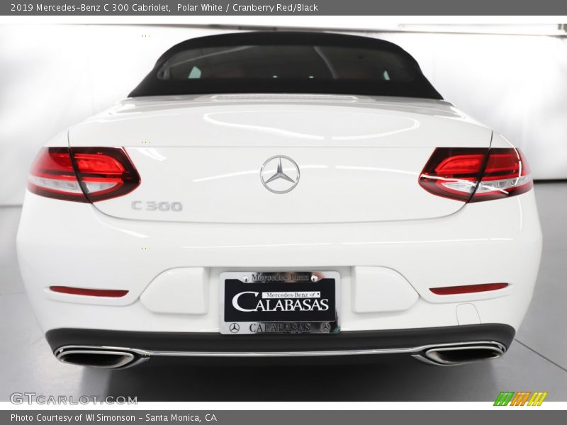 Polar White / Cranberry Red/Black 2019 Mercedes-Benz C 300 Cabriolet