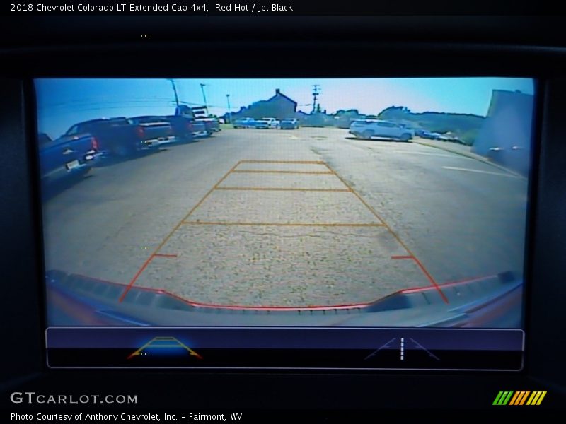 Red Hot / Jet Black 2018 Chevrolet Colorado LT Extended Cab 4x4