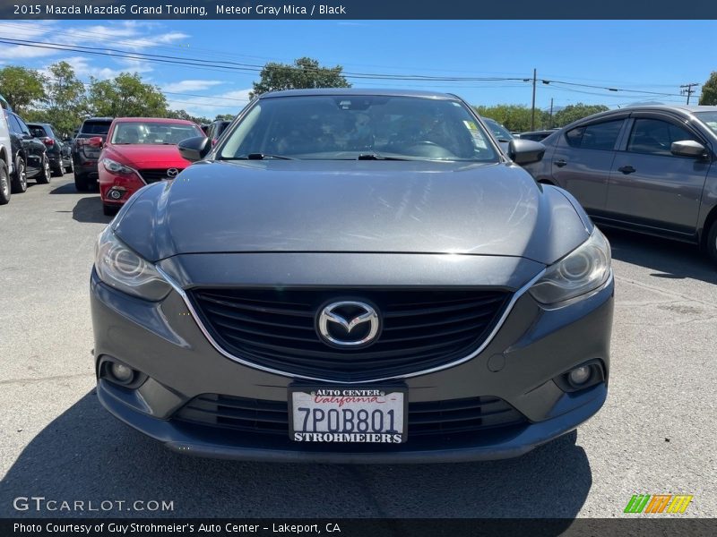 Meteor Gray Mica / Black 2015 Mazda Mazda6 Grand Touring