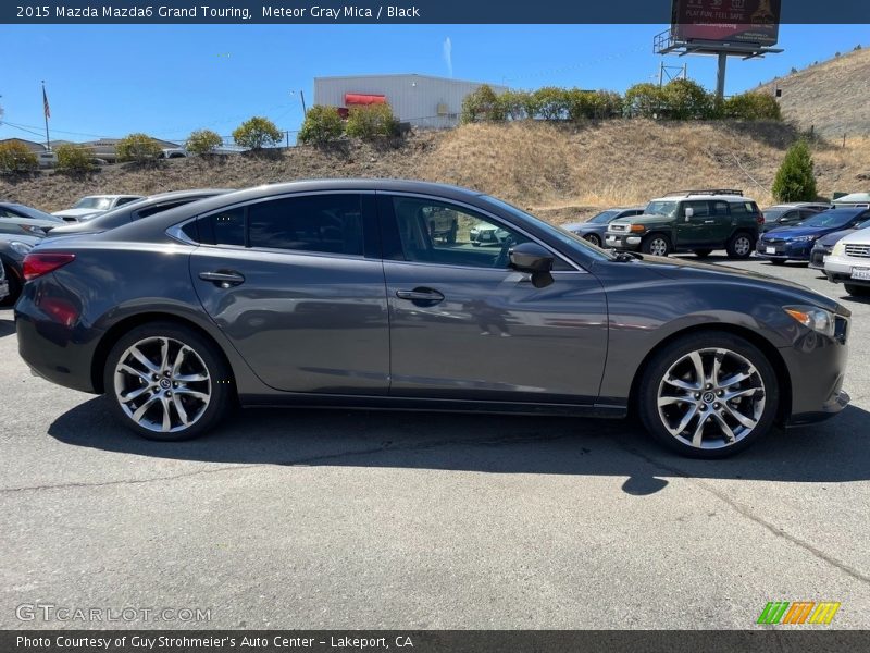 Meteor Gray Mica / Black 2015 Mazda Mazda6 Grand Touring