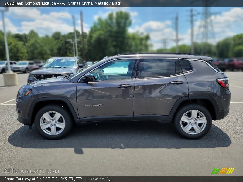 Granite Crystal Metallic / Black 2022 Jeep Compass Latitude 4x4