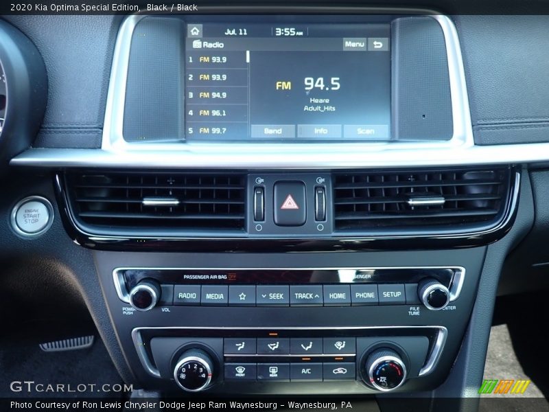 Black / Black 2020 Kia Optima Special Edition