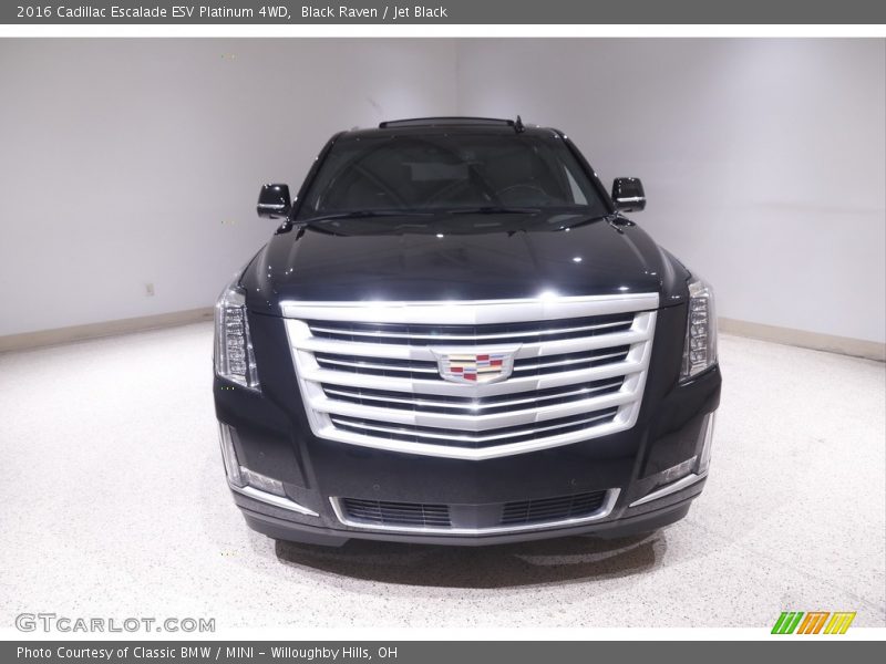 Black Raven / Jet Black 2016 Cadillac Escalade ESV Platinum 4WD