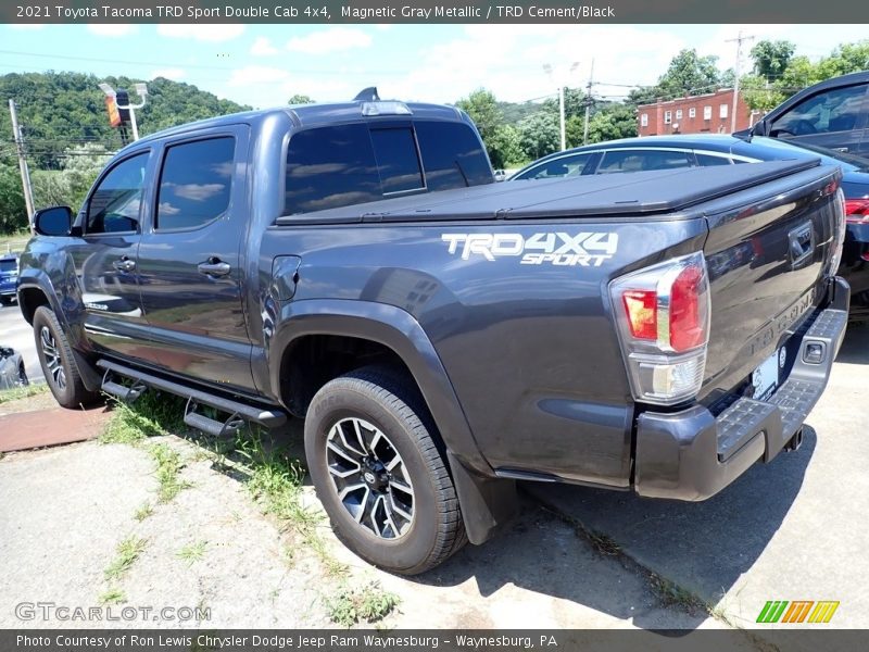 Magnetic Gray Metallic / TRD Cement/Black 2021 Toyota Tacoma TRD Sport Double Cab 4x4