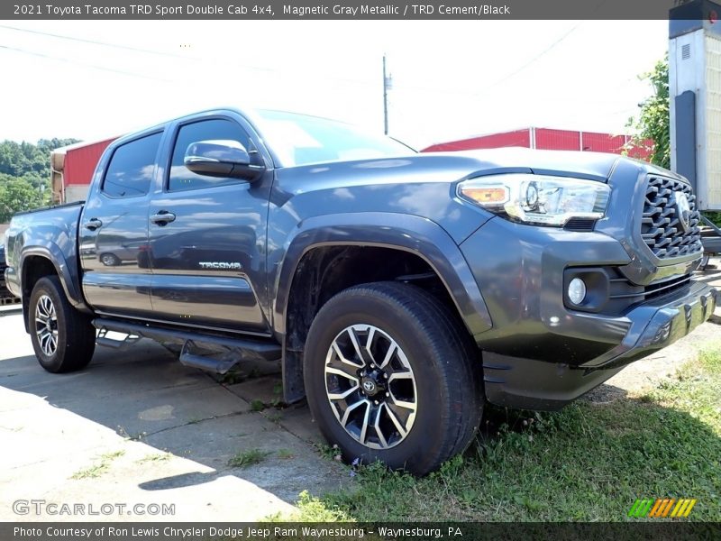 Magnetic Gray Metallic / TRD Cement/Black 2021 Toyota Tacoma TRD Sport Double Cab 4x4