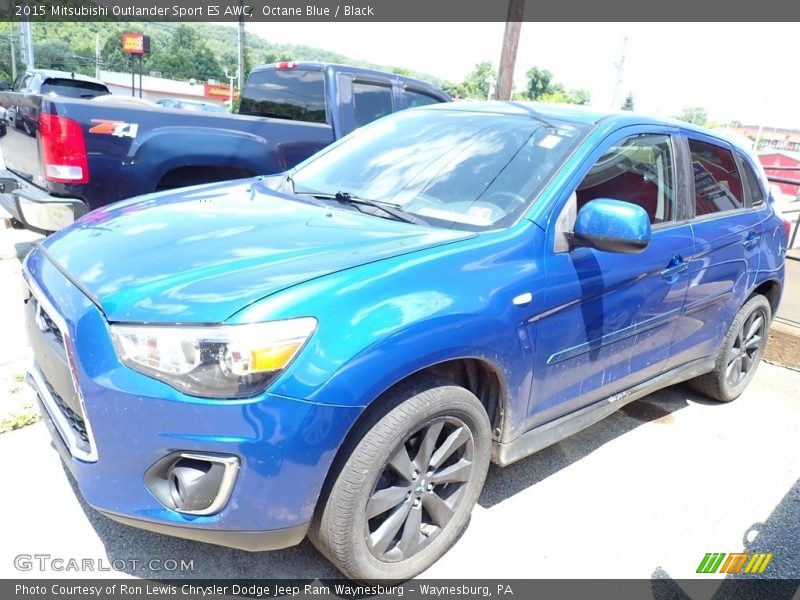 Octane Blue / Black 2015 Mitsubishi Outlander Sport ES AWC
