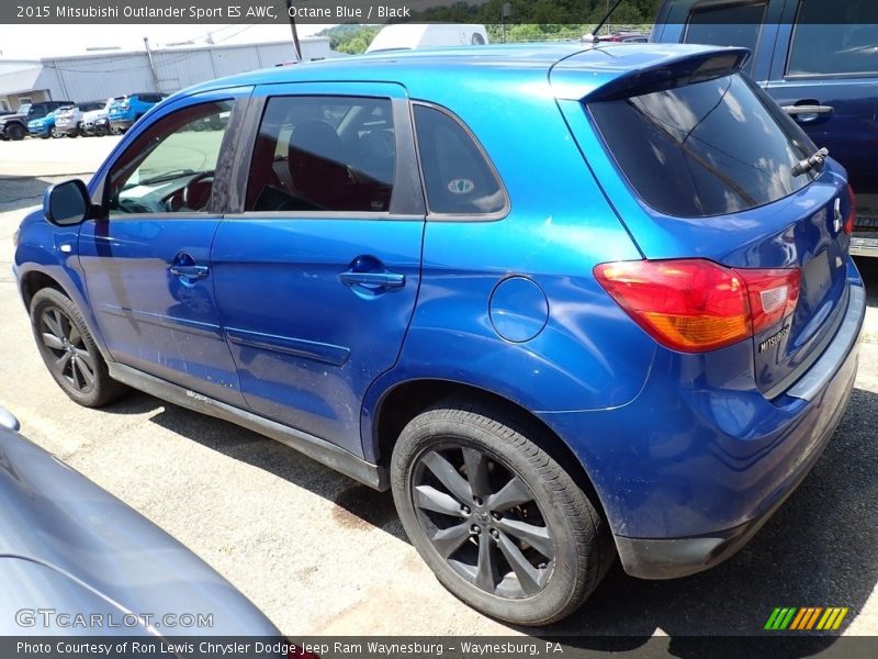 Octane Blue / Black 2015 Mitsubishi Outlander Sport ES AWC