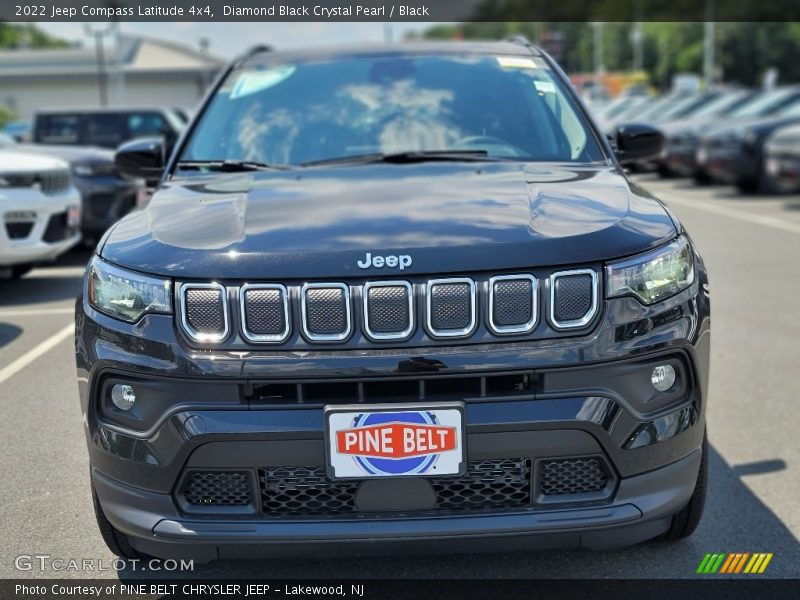 Diamond Black Crystal Pearl / Black 2022 Jeep Compass Latitude 4x4