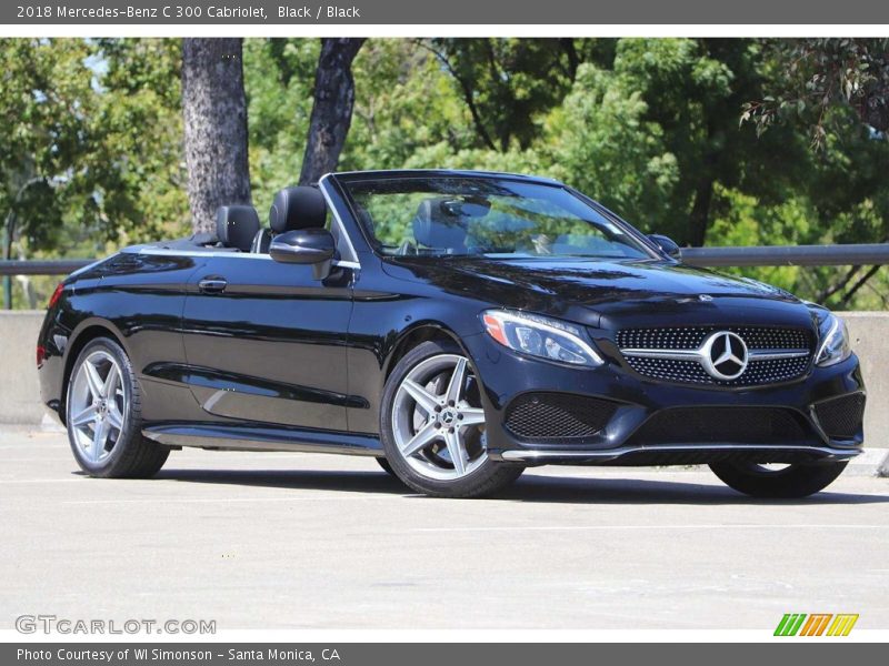 Front 3/4 View of 2018 C 300 Cabriolet