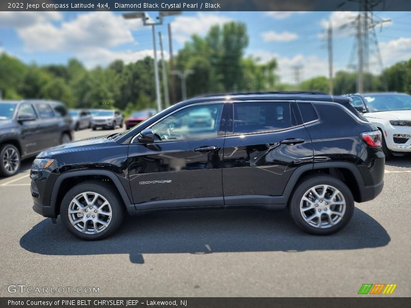 Diamond Black Crystal Pearl / Black 2022 Jeep Compass Latitude 4x4