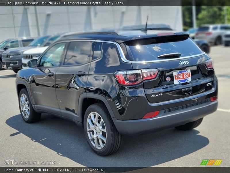 Diamond Black Crystal Pearl / Black 2022 Jeep Compass Latitude 4x4