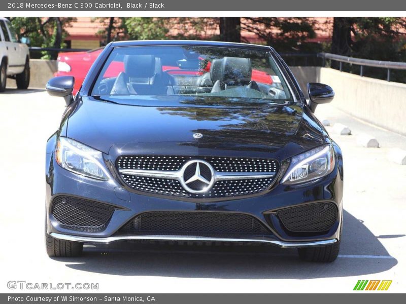 Black / Black 2018 Mercedes-Benz C 300 Cabriolet