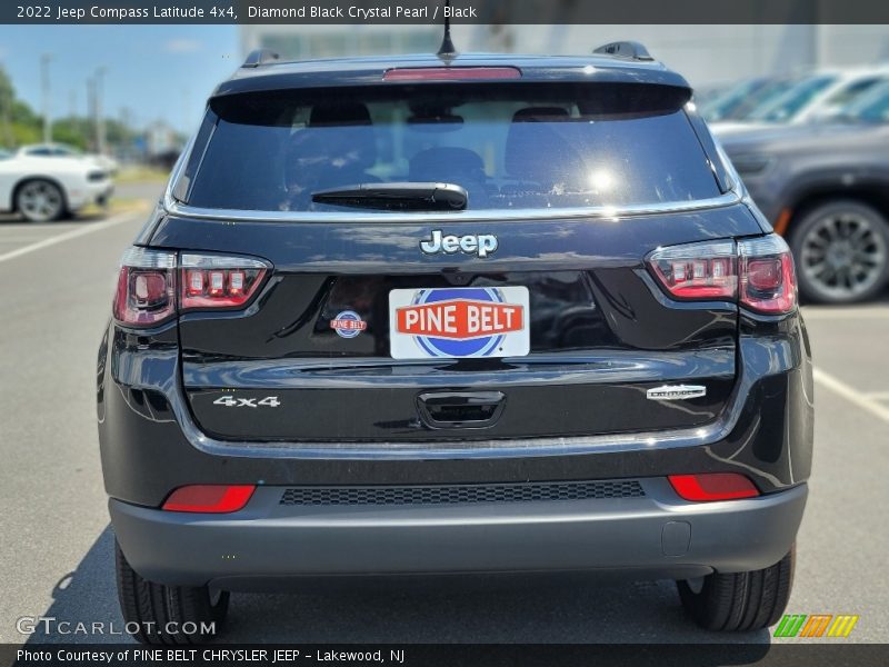 Diamond Black Crystal Pearl / Black 2022 Jeep Compass Latitude 4x4