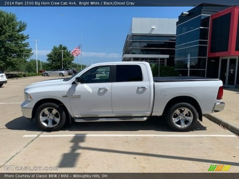 Bright White / Black/Diesel Gray 2014 Ram 1500 Big Horn Crew Cab 4x4