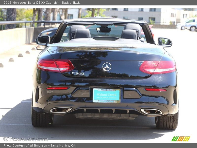 Black / Black 2018 Mercedes-Benz C 300 Cabriolet