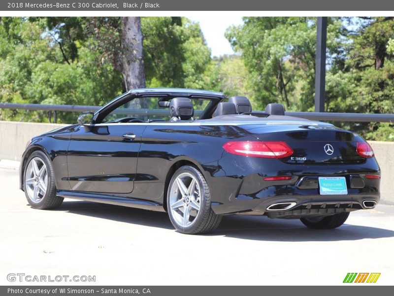Black / Black 2018 Mercedes-Benz C 300 Cabriolet