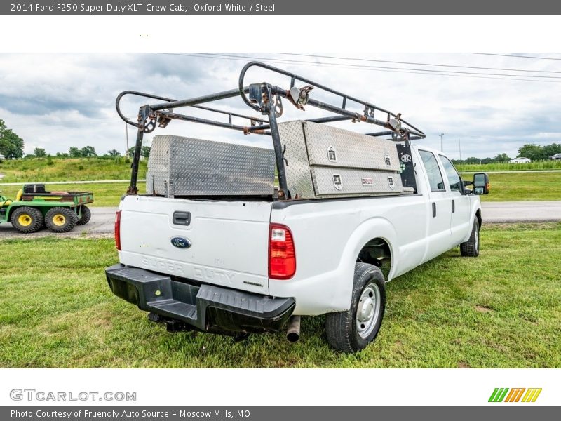 Oxford White / Steel 2014 Ford F250 Super Duty XLT Crew Cab