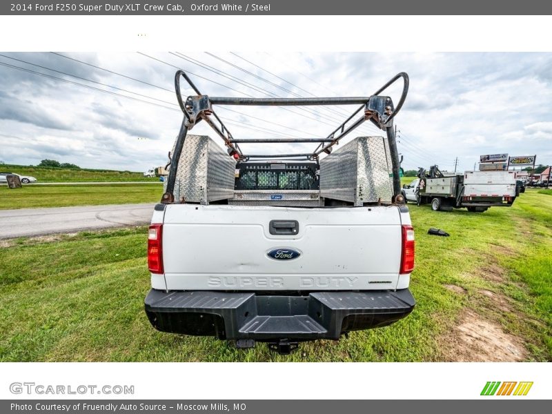 Oxford White / Steel 2014 Ford F250 Super Duty XLT Crew Cab