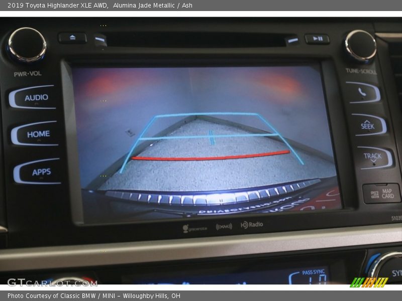 Alumina Jade Metallic / Ash 2019 Toyota Highlander XLE AWD