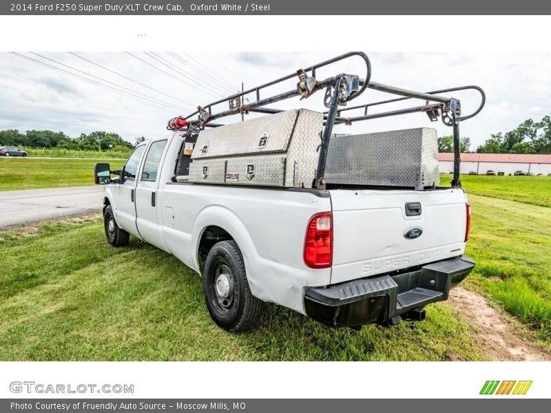 Oxford White / Steel 2014 Ford F250 Super Duty XLT Crew Cab