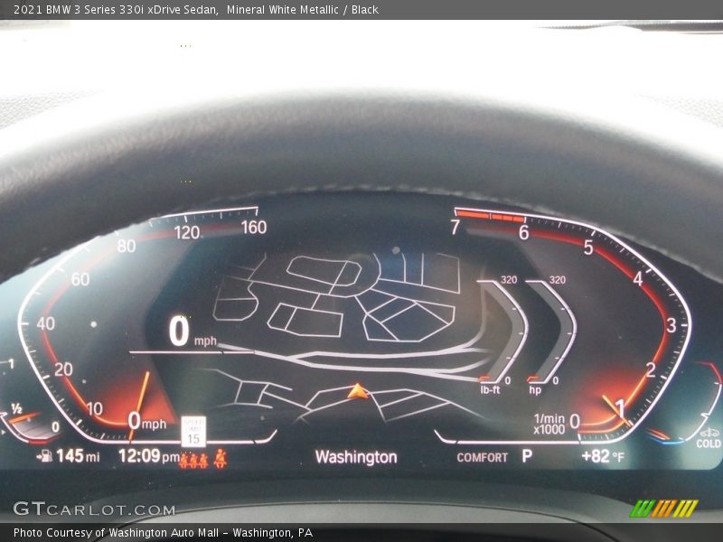 Mineral White Metallic / Black 2021 BMW 3 Series 330i xDrive Sedan