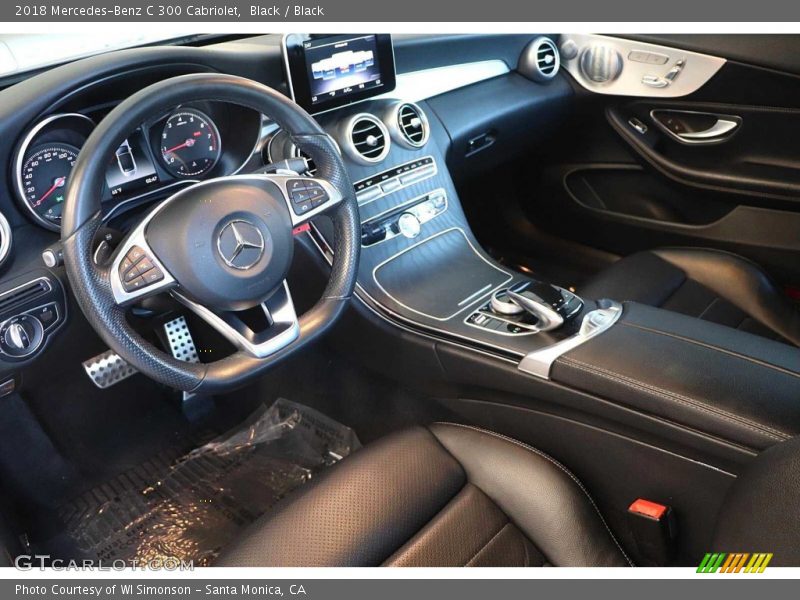 Black Interior - 2018 C 300 Cabriolet 