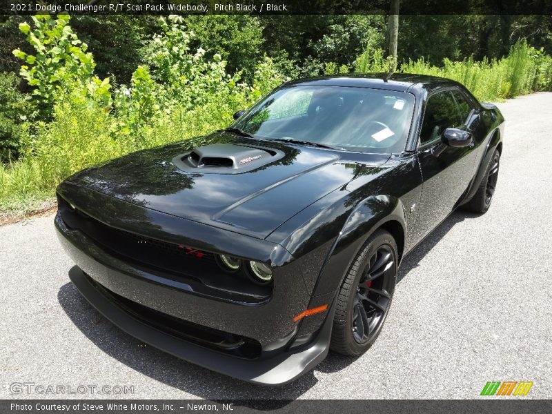 Pitch Black / Black 2021 Dodge Challenger R/T Scat Pack Widebody