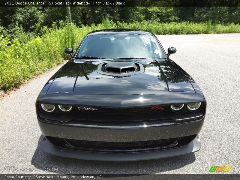 Pitch Black / Black 2021 Dodge Challenger R/T Scat Pack Widebody