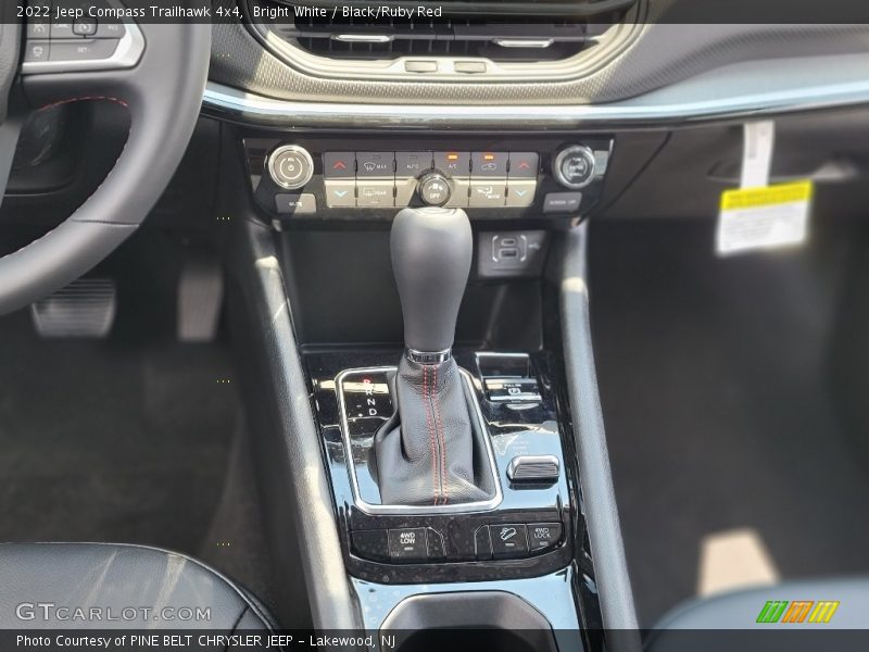 Bright White / Black/Ruby Red 2022 Jeep Compass Trailhawk 4x4