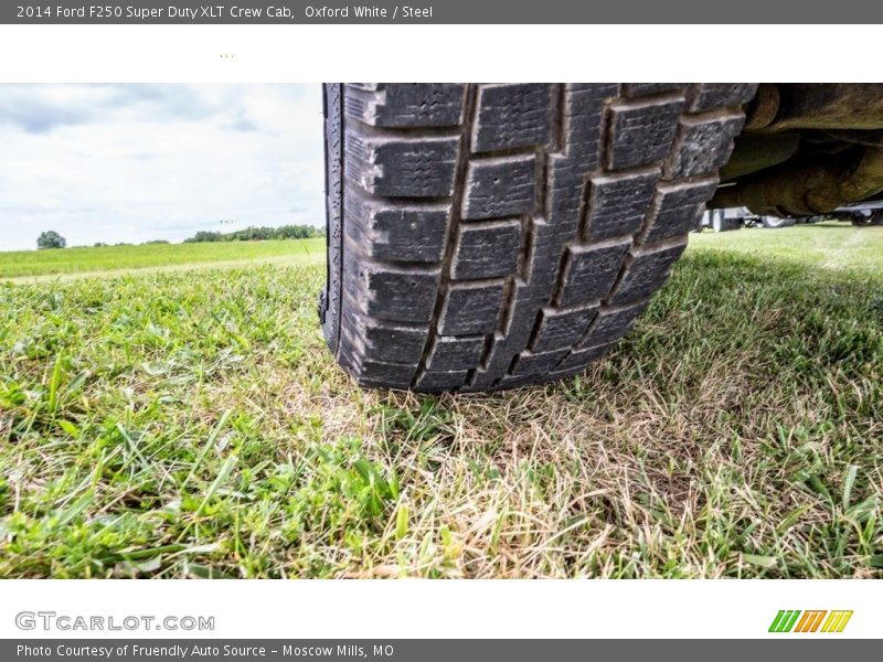 Oxford White / Steel 2014 Ford F250 Super Duty XLT Crew Cab