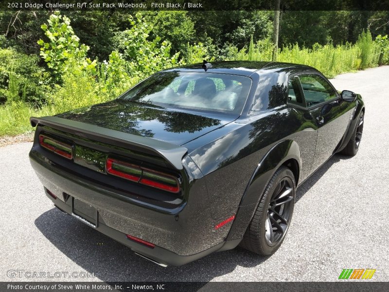 Pitch Black / Black 2021 Dodge Challenger R/T Scat Pack Widebody
