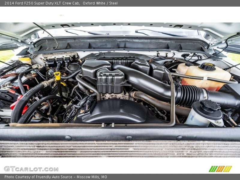 Oxford White / Steel 2014 Ford F250 Super Duty XLT Crew Cab