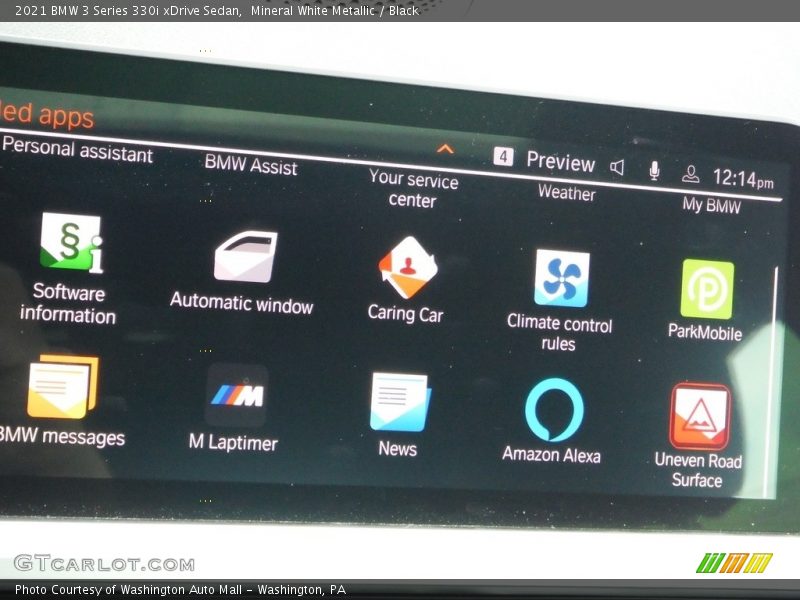 Mineral White Metallic / Black 2021 BMW 3 Series 330i xDrive Sedan